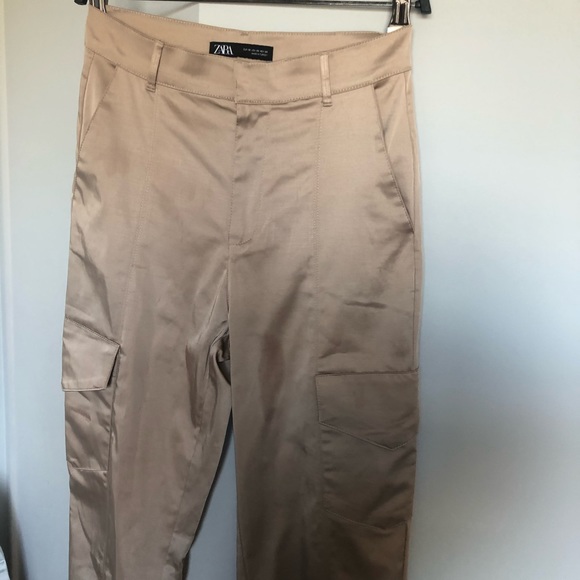 Satin cargo pants XS - Picture 4 of 6
